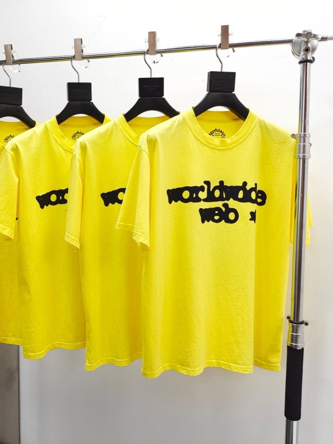 [Big & Tall for weights up to 220 lbs]1:1 quality version 28312371 Back Black Spiderweb Printed Tee