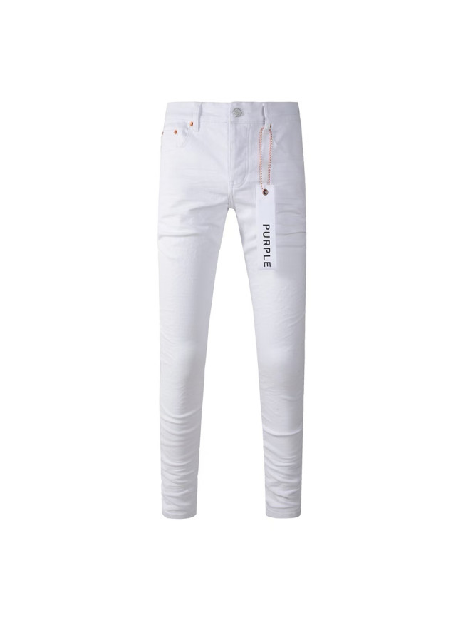   1:1 quality version 28313167 Pure White Distressed Jeans
