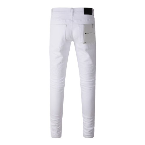 1:1 quality version 28313167 Pure White Distressed Jeans