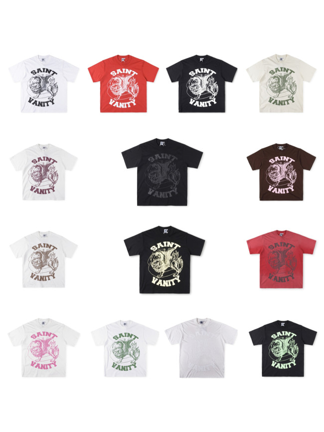 1:1 quality version 28313350 Totem Letter Print Tee 15 colors