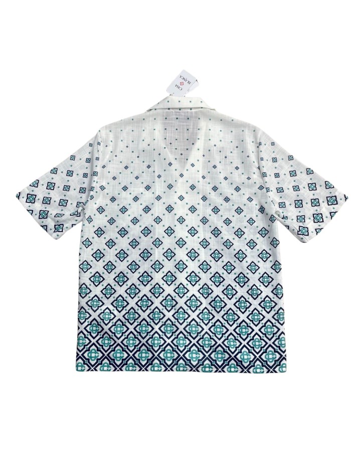 1:1 quality version 28313089 Logo Printed Polo Shirt & Shorts Set