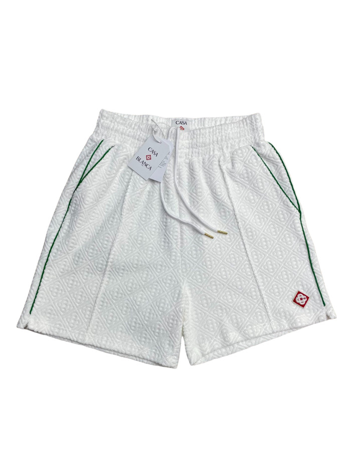 1:1 quality version 28314268 Embroidered Jacquard Polo Shirt & Shorts Set 3 colors