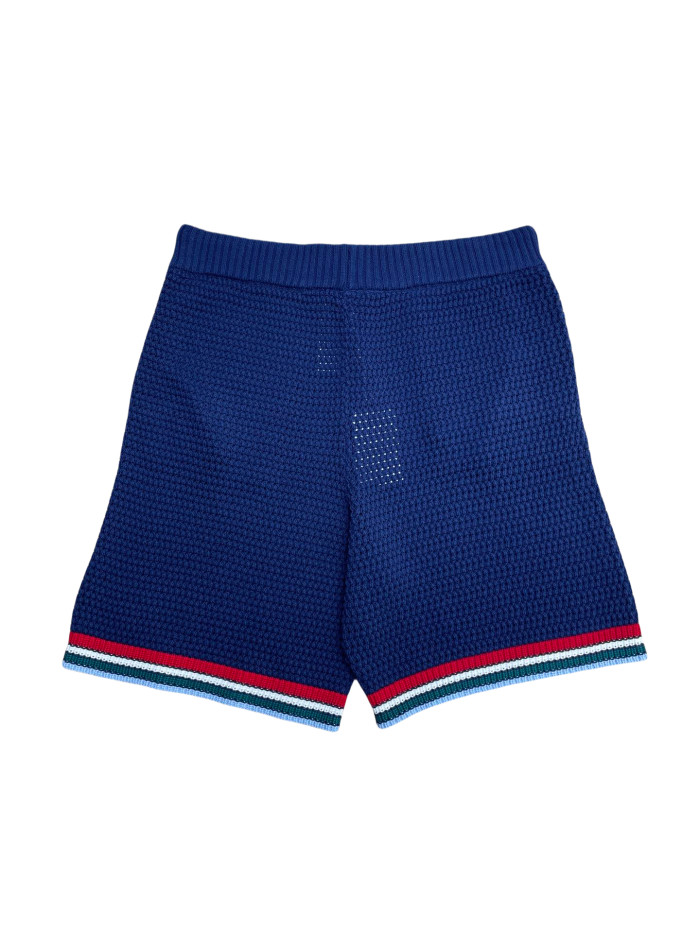 1:1 quality version 28314275 Back Towel Embroidered Letter Polo Shirt & Shorts Set 3 colors