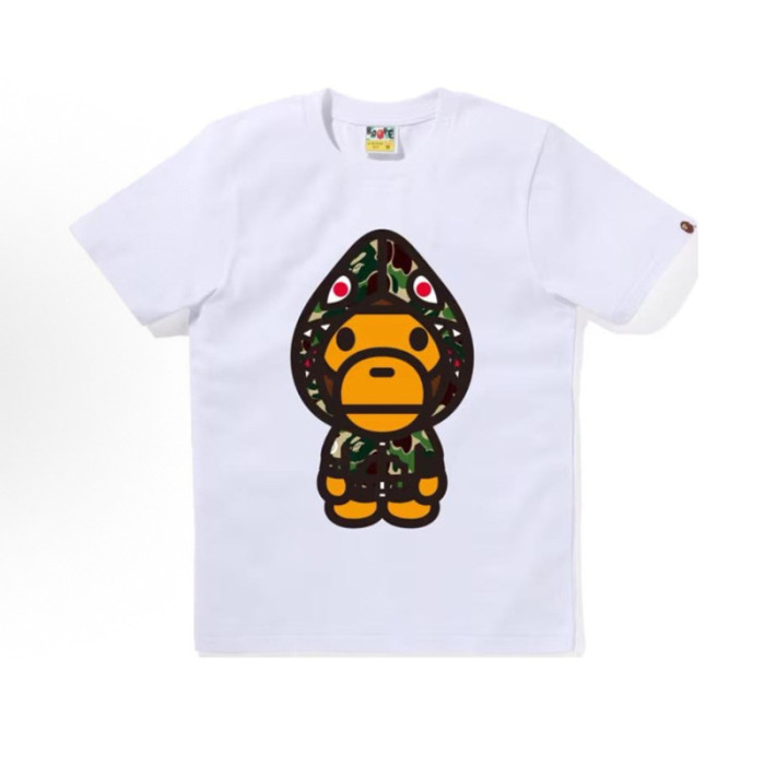 28316666 Baby Milo Colorblock Shark Print tee 24 colors