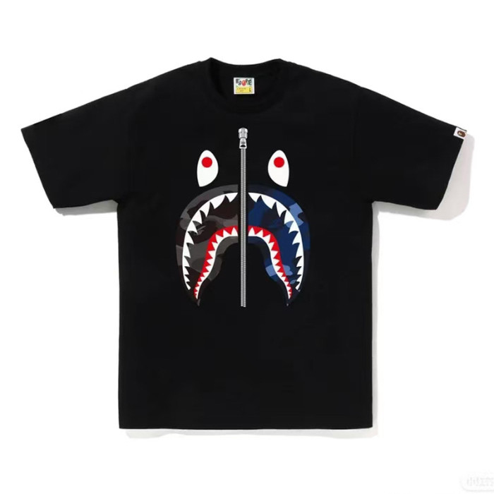 28316666 Baby Milo Colorblock Shark Print tee 24 colors
