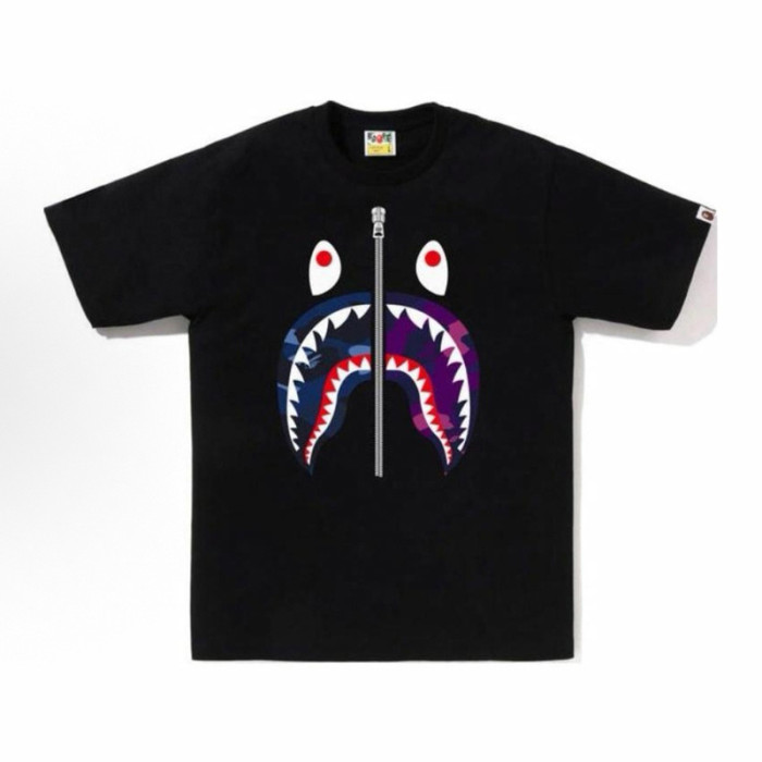 28316666 Baby Milo Colorblock Shark Print tee 24 colors