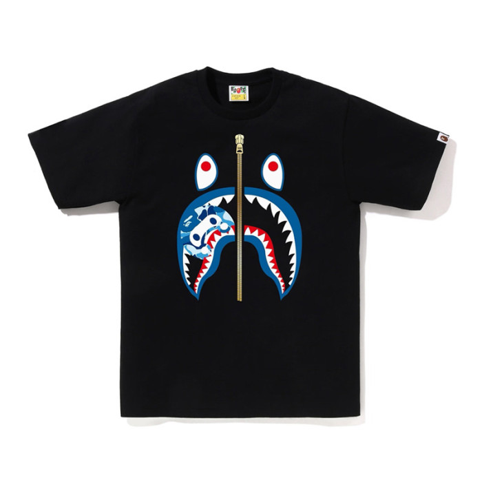 28316666 Baby Milo Colorblock Shark Print tee 24 colors