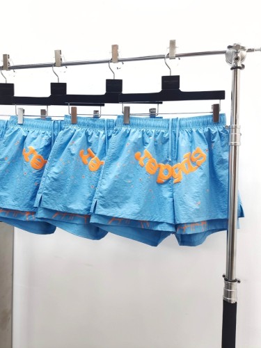 1:1 quality version 28321440 Lettered Spiderweb Print Shorts