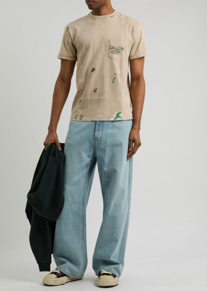 [Big & Tall for weights up to 260 lbs]1:1 quality version 28302926 Hand Painted Pocket Tee 2 colors
