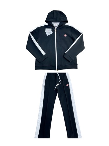 1:1 quality version 28321399 Webbing Patchwork Hooded Jacket & pants set