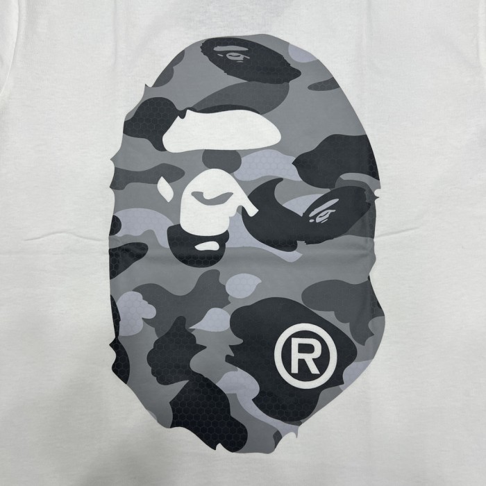 1:1 quality version 28326458 Honeycomb Camouflage Big Head Printed Tee 4 colors