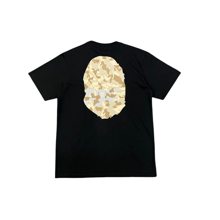 1:1 quality version 28326454 Front and back desert camouflage apes big head print Tee 4 colors
