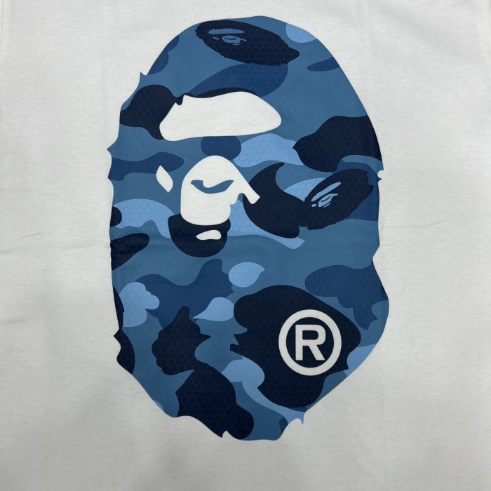 1:1 quality version 28326458 Honeycomb Camouflage Big Head Printed Tee 4 colors