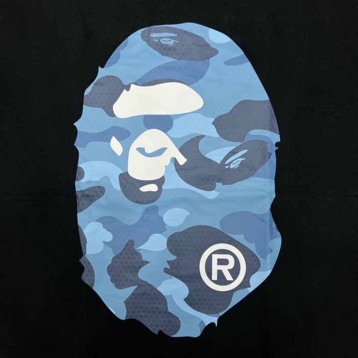 1:1 quality version 28326458 Honeycomb Camouflage Big Head Printed Tee 4 colors