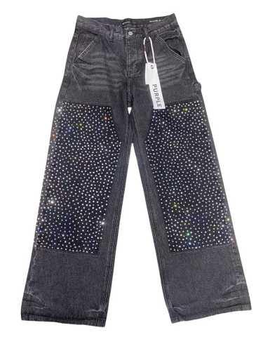 1:1 quality version 28327275 Square Diamond Embroidered Jeans