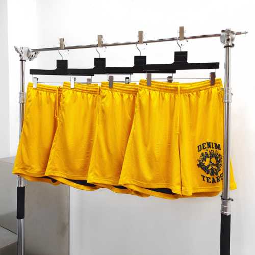 1:1 quality version 28328349 Kapok Letter Print Mesh Shorts 4 colors