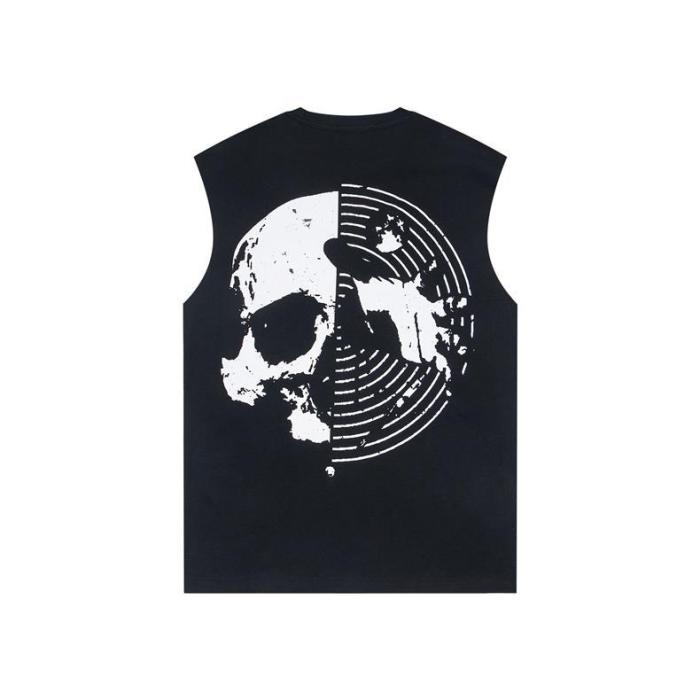 [50% Off]Retrovert Chainball Print Vest 28329889