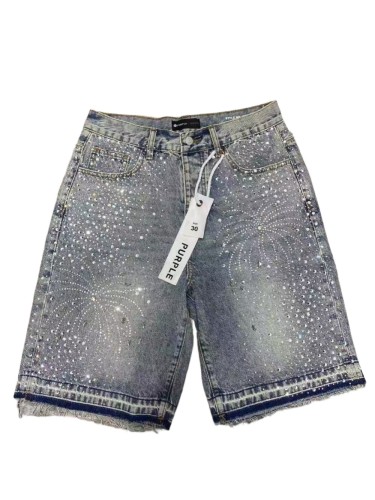 1:1 quality version 28330395 Fireworks Rhinestone Denim Shorts