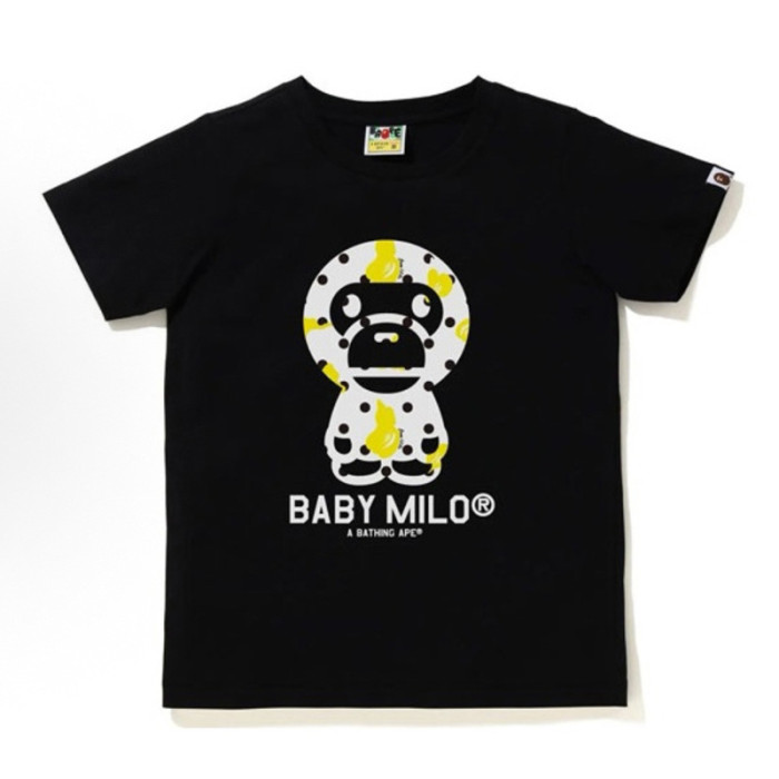 28330499 Baby Milo Camouflage Ape Head Print tee 15 colors