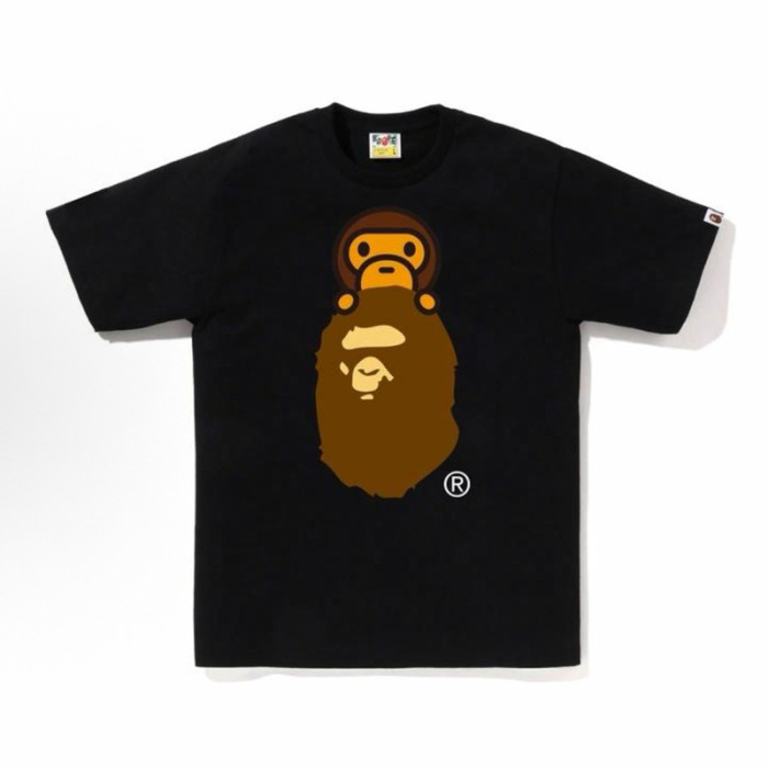 28330499 Baby Milo Camouflage Ape Head Print tee 15 colors