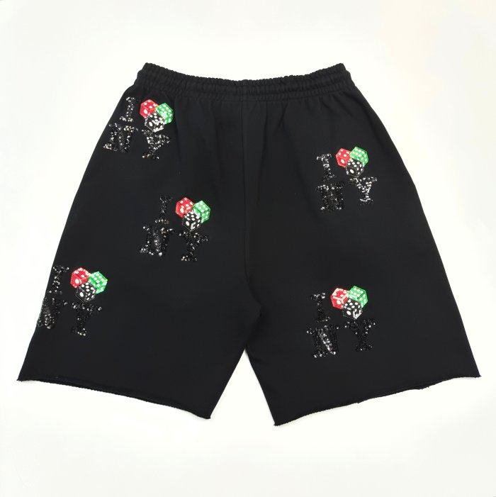 1:1 quality version 28330753 Beaded NY Dice T-shirt & Shorts Set 3 colors