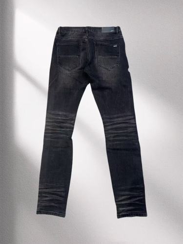 1:1 quality version 28338541 White Bone Patchwork Distressed Jeans