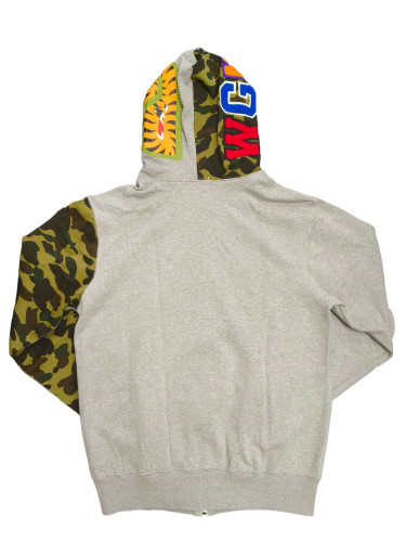 1:1 quality version 28339395 Patchwork Shark Hoodie
