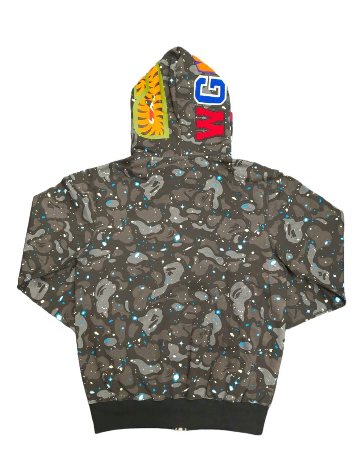 [buy more save more]1:1 quality version 28339403 Starry Camouflage Double-Headed Shark Hoodie
