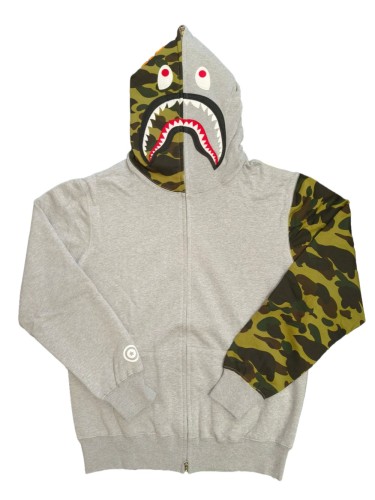 1:1 quality version 28339395 Patchwork Shark Hoodie