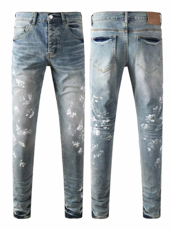 [buy more save more]1:1 quality version 28342843 Graffiti Small Foot Jeans