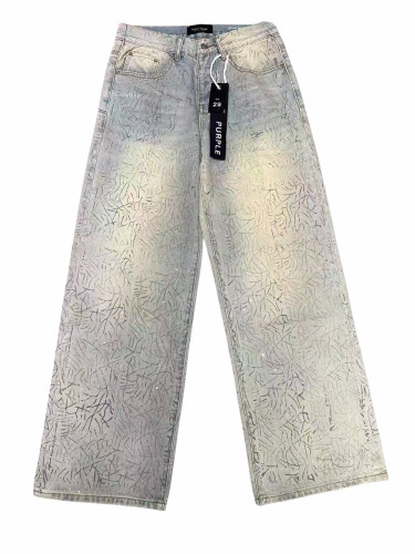 1:1 quality version 28342845 messy line Jeans