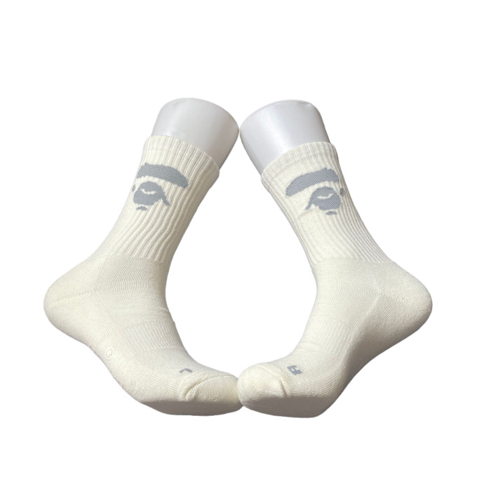 28351352 Ape Jacquard Sports Socks 2 colors