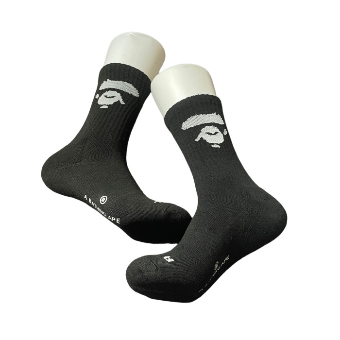 28351352 Ape Jacquard Sports Socks 2 colors