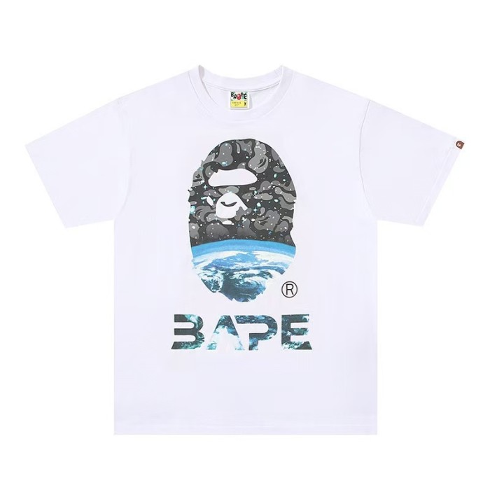 28354002 Colorful Camouflage Ape Head Initial Print tee 8 colors