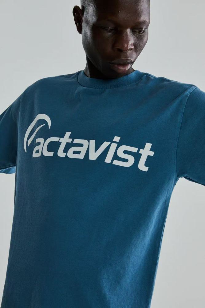 [Big & Tall for weights up to 220 lbs]1:1 quality version 28354011 Song Name Alphabet Print Tee