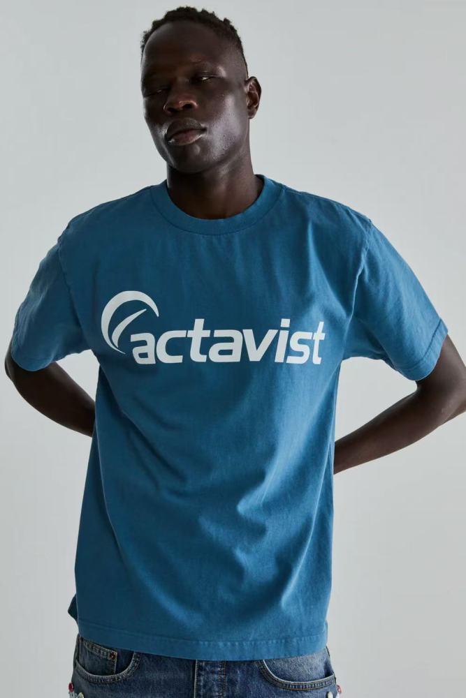 [Big & Tall for weights up to 220 lbs]1:1 quality version 28354011 Song Name Alphabet Print Tee