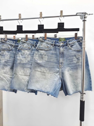 1:1 quality version 28355088 Dark Pattern Light Blue Denim Shorts