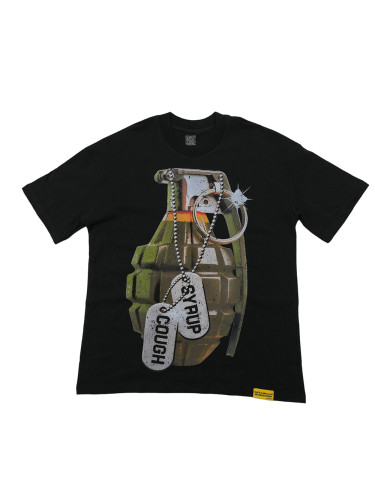 28357753 Creative Hand Grenade Print Tee