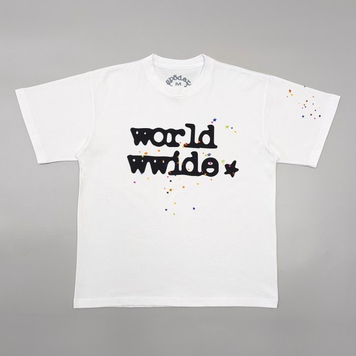 [Big & Tall for weights up to 220 lbs]1:1 quality version 28360243 Color Star WW Letter Print Tee