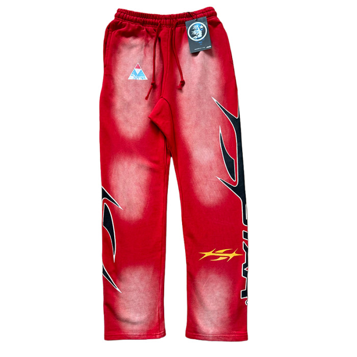 28367333 HS Letter Print Washed Version hoodie & pants set