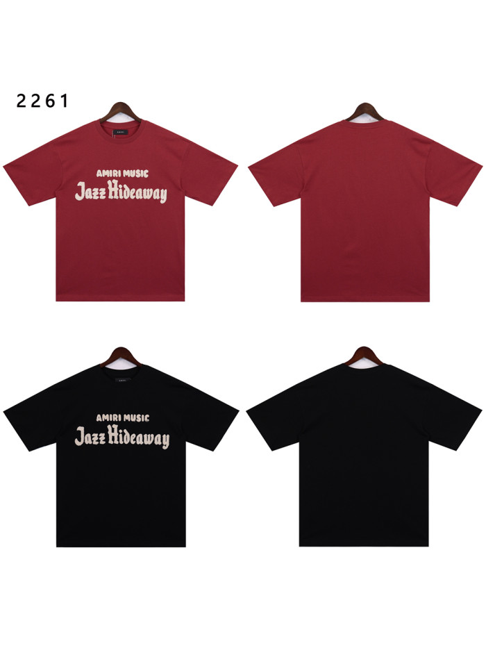 28382258 Embroidered logo letter tee 2 colors