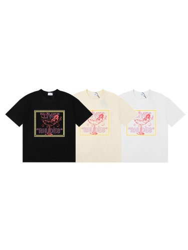 28382295 High-heeled glass bikini beauty printed Tee 3 colors