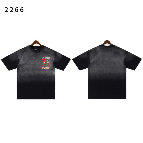 [Buy Two Get One Free]28384222 Crystal lettering “sinners” pattern washed Version tee