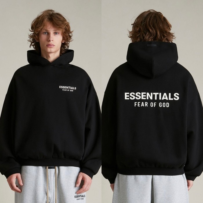 [Big & Tall for weights up to 220 lbs]1:1 quality version 28383763 3D Silicone Letter Hoodie & Sweatpants Set 4 colors