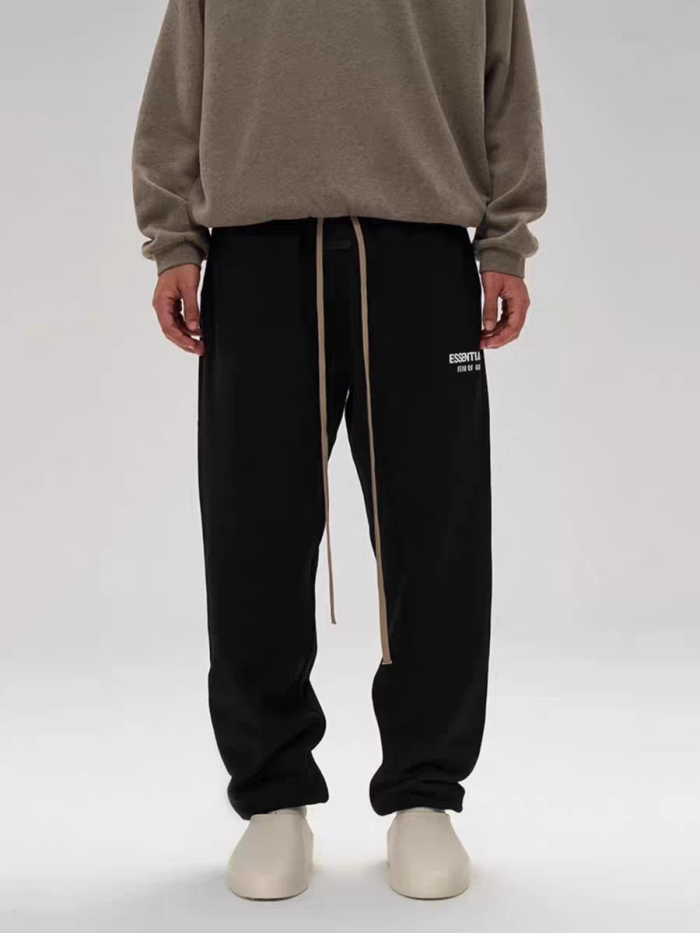 [Big & Tall for weights up to 220 lbs]1:1 quality version 28383763 3D Silicone Letter Hoodie & Sweatpants Set 4 colors