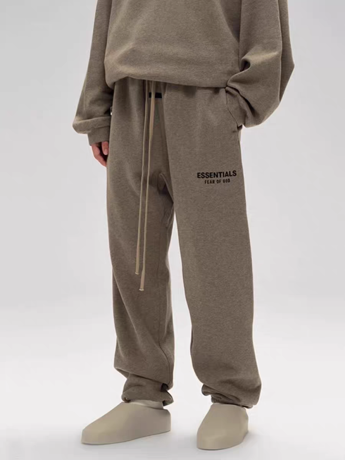 [Big & Tall for weights up to 220 lbs]1:1 quality version 28383763 3D Silicone Letter Hoodie & Sweatpants Set 4 colors