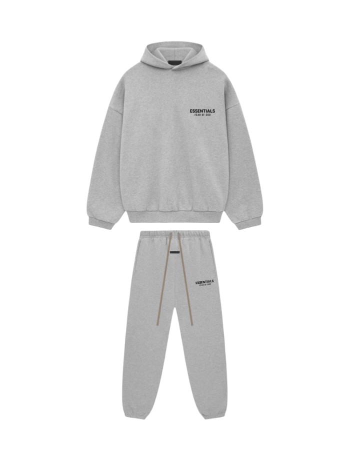 [Big & Tall for weights up to 220 lbs]1:1 quality version 28383763 3D Silicone Letter Hoodie & Sweatpants Set 4 colors