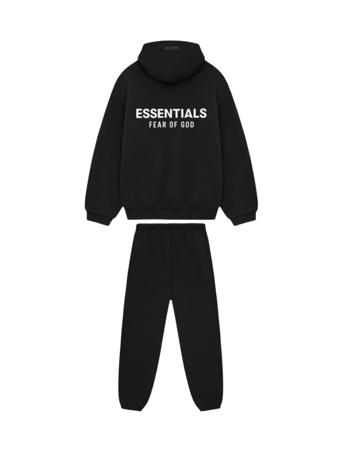 [Big & Tall for weights up to 220 lbs]1:1 quality version 28383763 3D Silicone Letter Hoodie & Sweatpants Set 4 colors