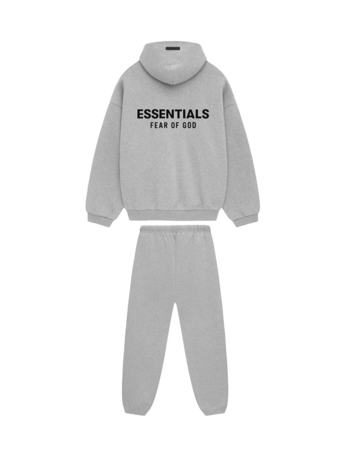 [Big & Tall for weights up to 220 lbs]1:1 quality version 28383763 3D Silicone Letter Hoodie & Sweatpants Set 4 colors