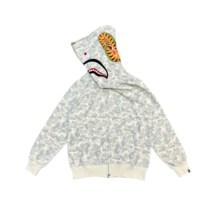 1:1 quality version 28389360 PACK Series Shark Patchwork Zipper Hoodie